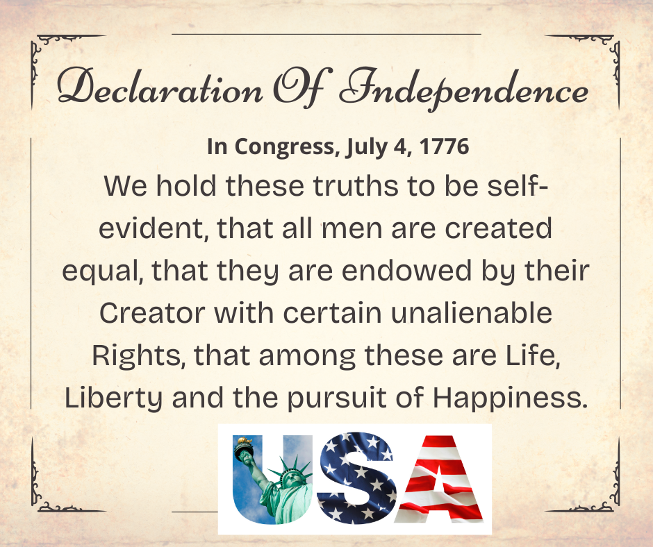 USA in large letters with Lady Liberty in the letter U.