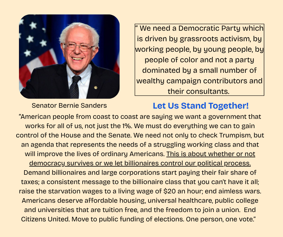 Formal portrait of Senator Bernie Sanders.